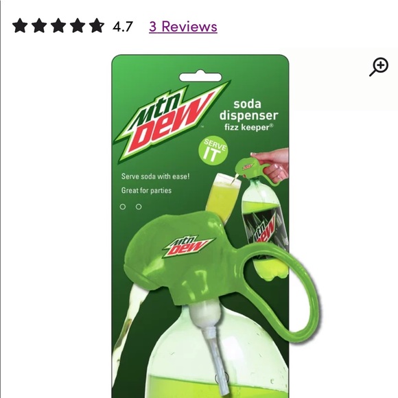 NEW Mountain Dew Soda Dispenser Fizz Keeper - Picture 3 of 6